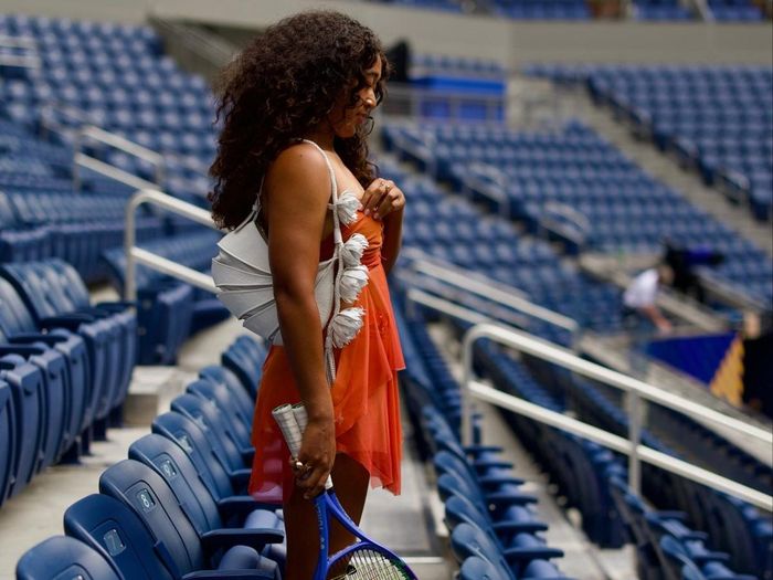 Tay vợt Naomi Osaka. Ảnh: Sebastian Arriagada