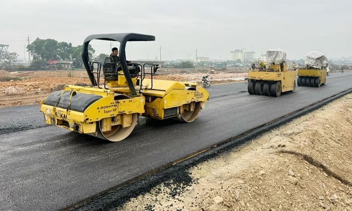 Nhà thầu thi công đường Vành đai 4 - Vùng Thủ đô Hà Nội đoạn qua tỉnh Bắc Ninh. 