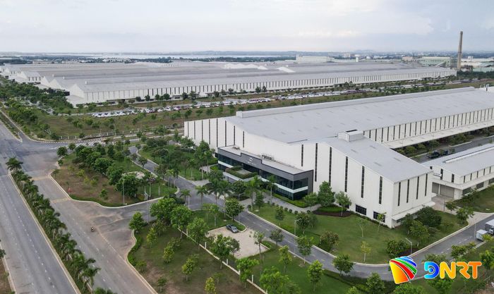 Một góc Khu công nghiệp cơ khí ô tô Chu Lai - Trường Hải. Ảnh: HỒ QUÂN