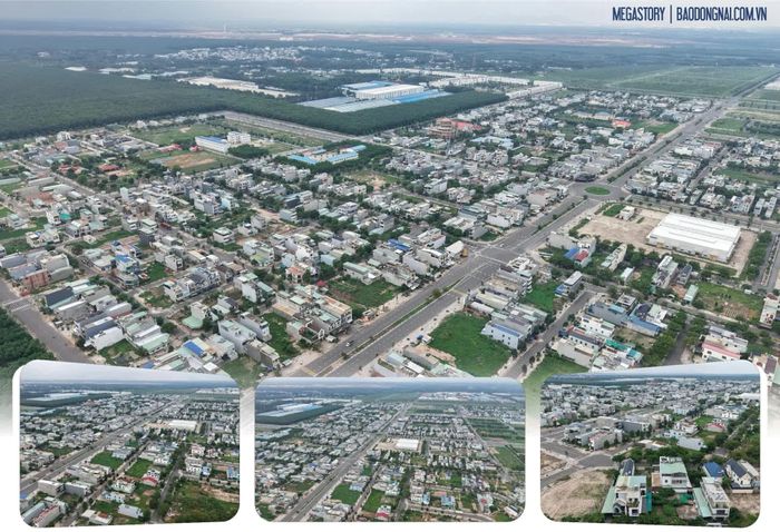 Khu tái định cư Lộc An - Bình Sơn tại phường Long Thành, một trong những khu tái định cư lớn và hiện đại ở thành phố Đồng Nai. Ảnh: Lê An