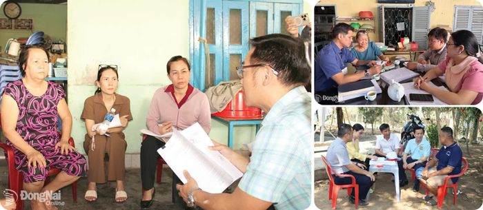 Nhiều tổ công tác được thành lập để tuyên truyền, vận động người dân bàn giao mặt bằng thực hiện dự án. Ảnh: Lê An - Thùy Anh - Khắc Thiết