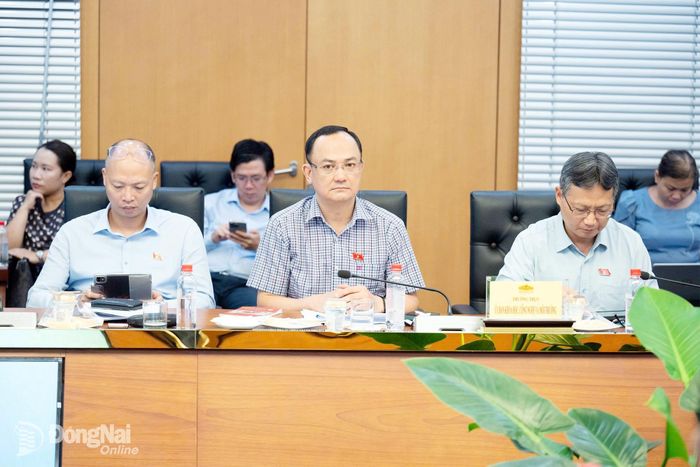 Các đại biểu tham dự cuộc làm việc.