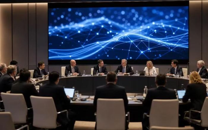Các bộ trưởng G20 nhấn mạnh yêu cầu thúc đẩy đầu tư, tăng trưởng kinh tế và khai thác tối đa lợi ích từ những công nghệ đang phát triển nhanh chóng. Ảnh: VietnamPlus