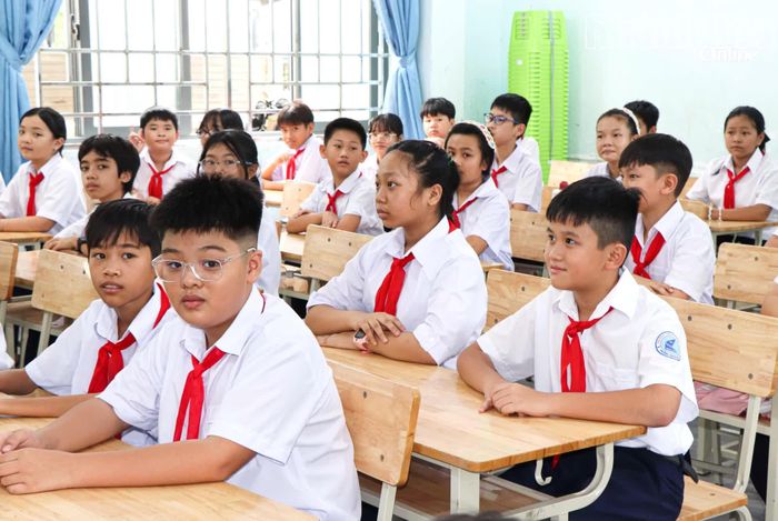 Học sinh Trường THCS Phan Rang.