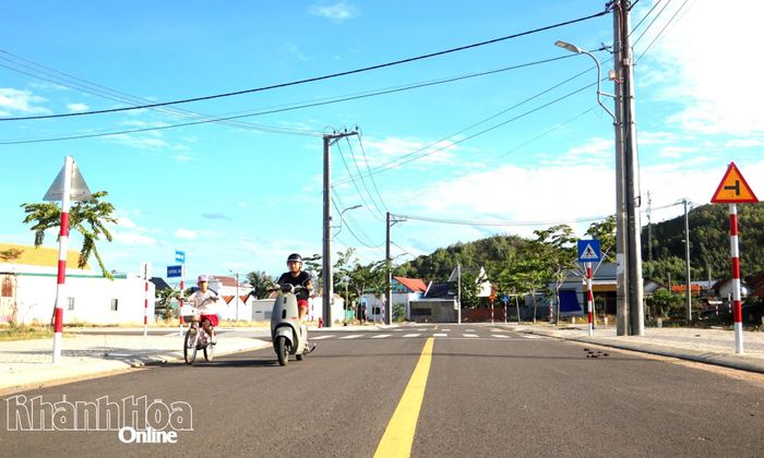 Cơ sở hạ tầng Khu tái định cư Hà Thanh, phường Ninh Hòa được đầu tư bài bản. 