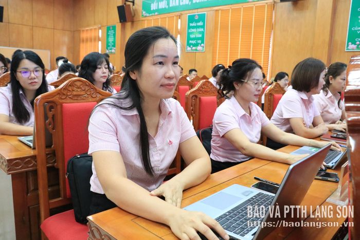 Các đại biểu dự hội nghị tập huấn