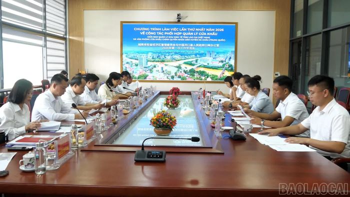 Quang cảnh hội đàm.