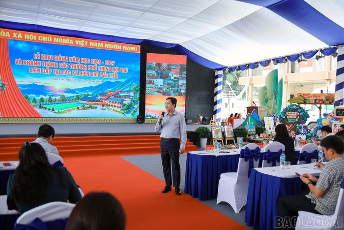 Bí thư Tỉnh ủy Dương Quốc Huy phát biểu tại buổi tổng duyệt.