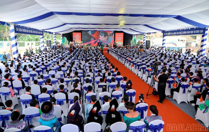 Quang cảnh buổi tổng duyệt.