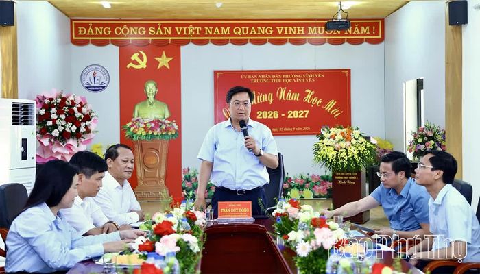 Chủ tịch UBND tỉnh Trần Duy Đông yêu cầu các nhà trường chuẩn bị chu đáo cho lễ khai giảng năm học 2026 - 2027.