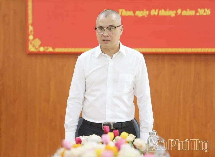 Bí thư Tỉnh ủy Phạm Đại Dương phát biểu chỉ đạo tại buổi làm việc.