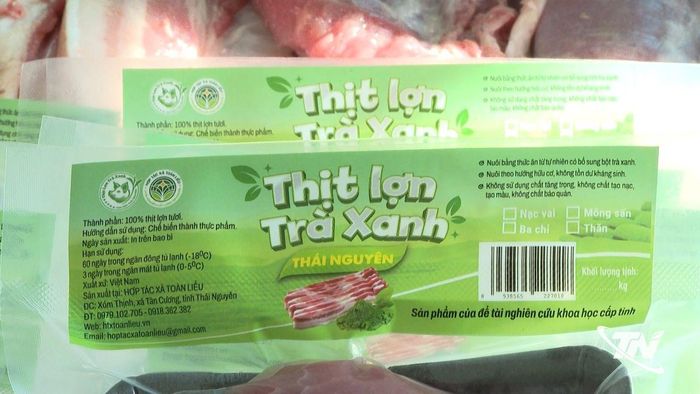Sản phẩm Thịt lợn trà xanh