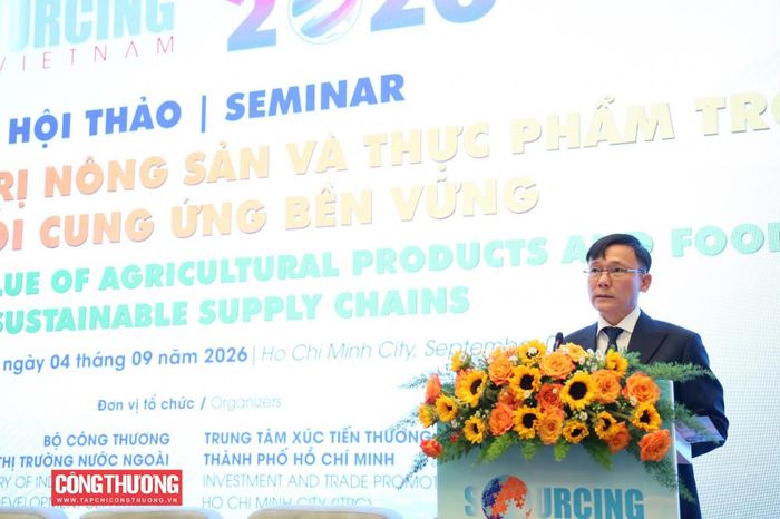 Ông Lê Anh Hoàng - Phó Giám đốc ITPC, cho biết ngành nông nghiệp và thực phẩm chế biến tiếp tục khẳng định vai trò là một trong những lĩnh vực xuất khẩu chủ lực của đất nước.