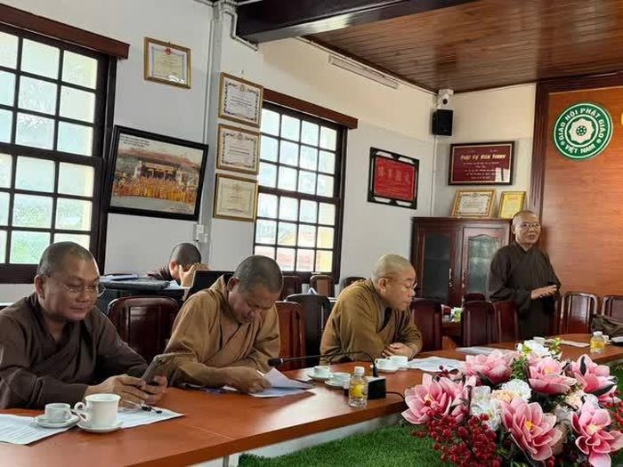 Tiểu ban Nội dung rà soát các nội dung chuẩn bị cho Đại hội Phật giáo tỉnh