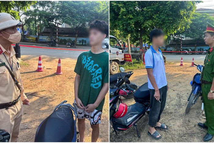 Tại một số khu vực ngoại thành, lực lượng CSGT và công an xã cũng đồng loạt triển khai kế hoạch đảm bảo trật tự, an toàn giao thông quanh khu vực các trường học.