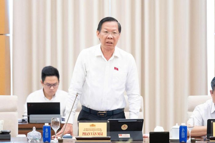 Chủ nhiệm Ủy ban Kinh tế và Tài chính Phan Văn Mãi. (Ảnh: Quochoi.vn).