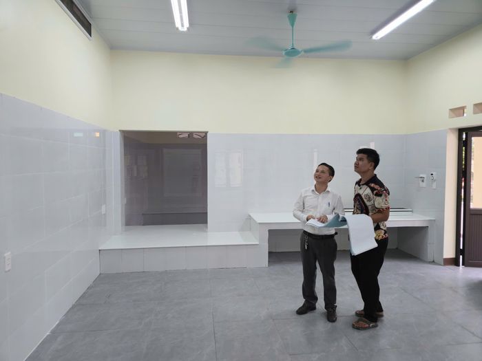 Cơ sở vật chất các trường được đầu tư sửa chữa đảm bảo dạy và học trước thềm năm học mới.