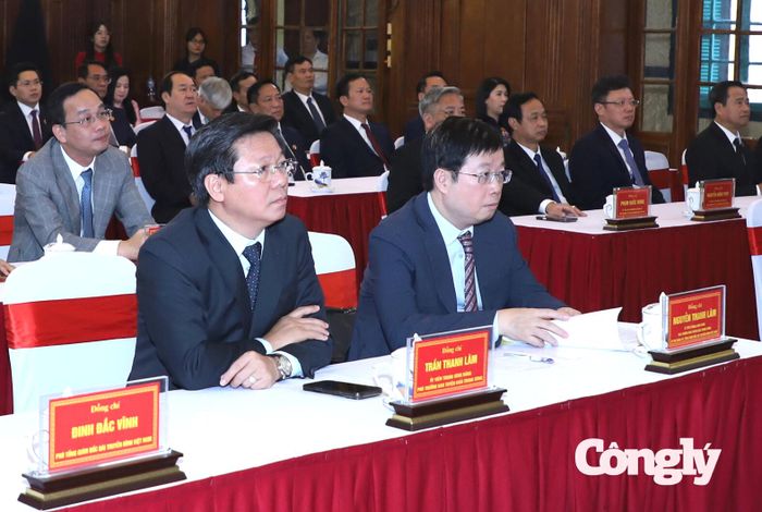 Ông Trần Thanh Lâm, Ủy viên Trung ương Đảng, Phó trưởng ban Tuyên giáo Trung ương.