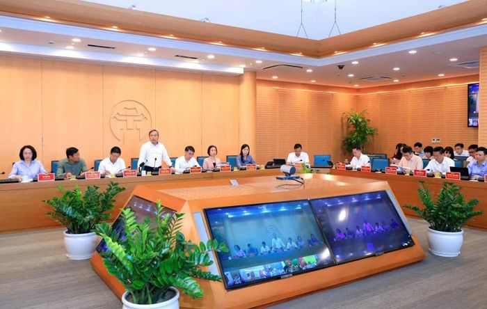 Quang cảnh cuộc họp. Ảnh: Phạm Linh