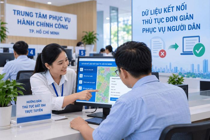 Dữ liệu đất đai sau khi được làm sạch sẽ được khai thác, tái sử dụng trong giải quyết thủ tục hành chính