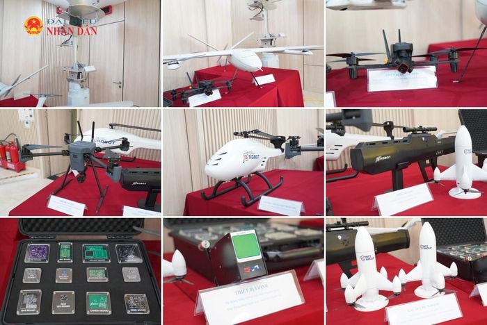 Một số thiết bị UAV và công nghệ phục vụ giải pháp giám sát an ninh, trật tự được giới thiệu tại buổi Lễ ra mắt 03 sản phẩm, giải pháp chuyển đổi số trọng điểm phục vụ Nhân dân diễn ra ngày 2/9/2026.