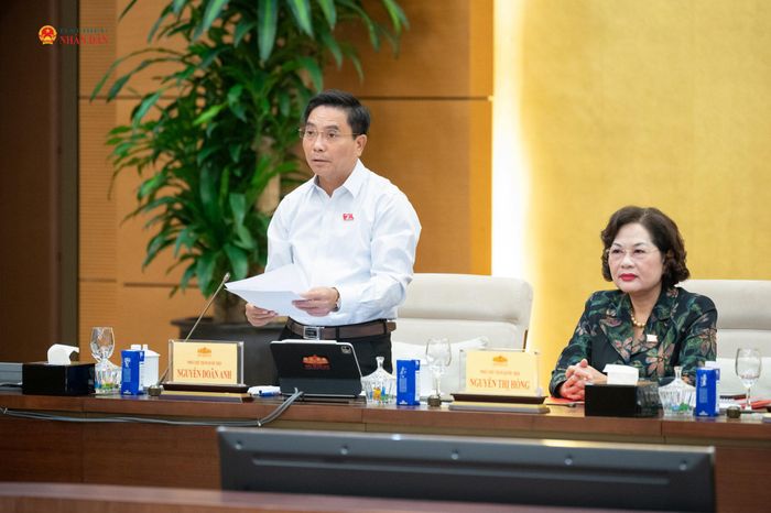 Phó Chủ tịch Quốc hội Nguyễn Doãn Anh phát biểu kết luận nội dung làm việc