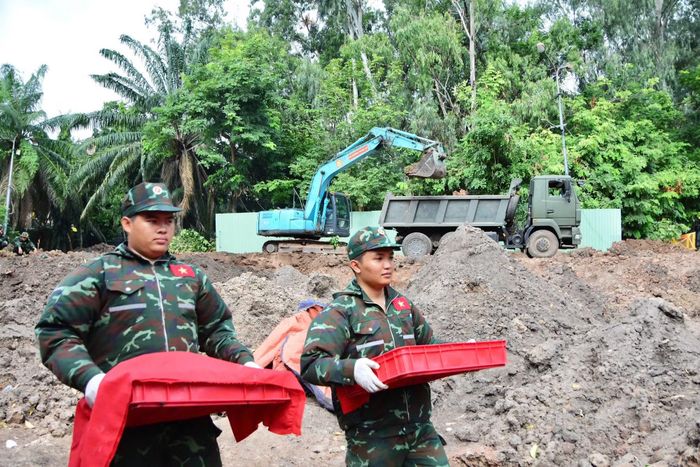 Tính đến ngày 4/9, các lực lượng tìm kiếm đã phát hiện, quy tập được 571 bộ hài cốt liệt sĩ, trong đó 268 bộ có di vật.