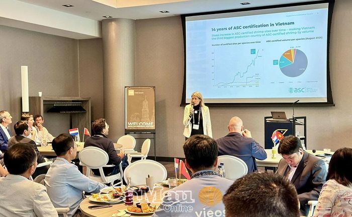 Bà Barbara Janker, Giám đốc Thương mại Hội đồng Quản lý nuôi trồng thủy sản (ASC), cho biết, Việt Nam là quốc gia đi tiên phong về chứng nhận ASC.