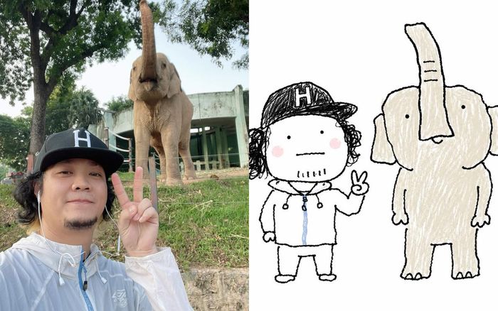 Xu hướng này nhanh chóng được netizen thử nghiệm và cho ra kết quả vừa dễ thương, vừa hài hước (Nguồn: @therawtype)
