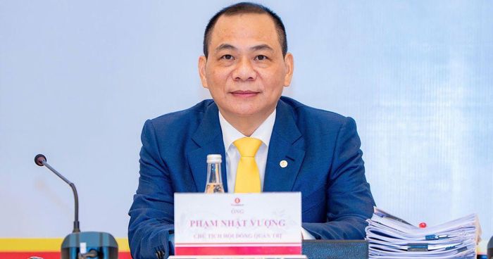 Ông Phạm Nhật Vượng, Chủ tịch HĐQT Vingroup, tại Đại hội đồng cổ đông thường niên năm 2026. Ảnh: Vingroup