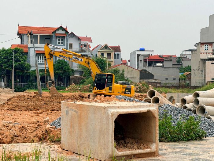 Các dự án đang được xã triển khai nhanh chóng để thúc đẩy phát triển kinh tế. Ảnh: Thanh Hà