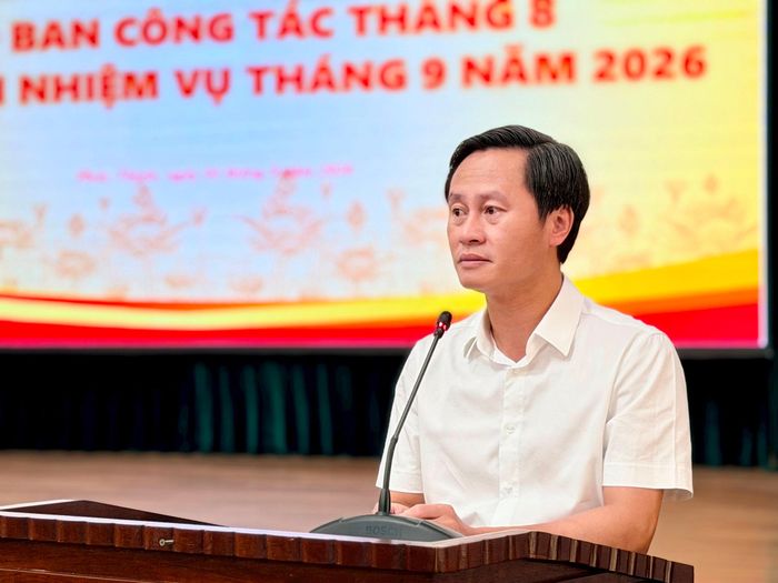 Bí thư Đảng ủy xã Hoàng Hải Đăng. Ảnh: Thanh Hà