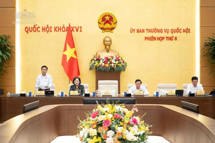 Phó Chủ tịch Quốc hội Nguyễn Doãn Anh kết luận nội dung thảo luận. Ảnh: media.quochoi.vn