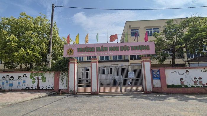 Trường Mầm non Đức Thượng - cơ sở giáo dục duy nhất trên địa bàn xã Hoài Đức không trong diện thực hiện sắp xếp. Ảnh: HL