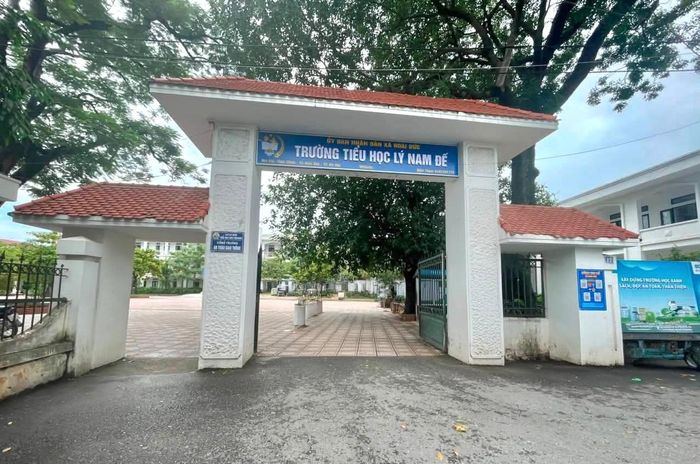 Trường Tiểu học Đức Thượng cũ nay đã có cái tên mới là Trường Tiểu học Lý Nam Đế. Ảnh: HL