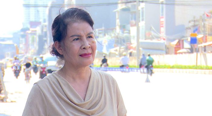 Bà Nguyễn Thị Bích Vân, số nhà 12, ngõ 678, đường La Thành, phường Giảng Võ, thành phố Hà Nội. Ảnh: Lại Tấn