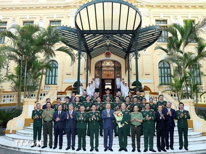 Tổng Bí thư, Chủ tịch nước Tô Lâm và các đại biểu. Ảnh: TTXVN