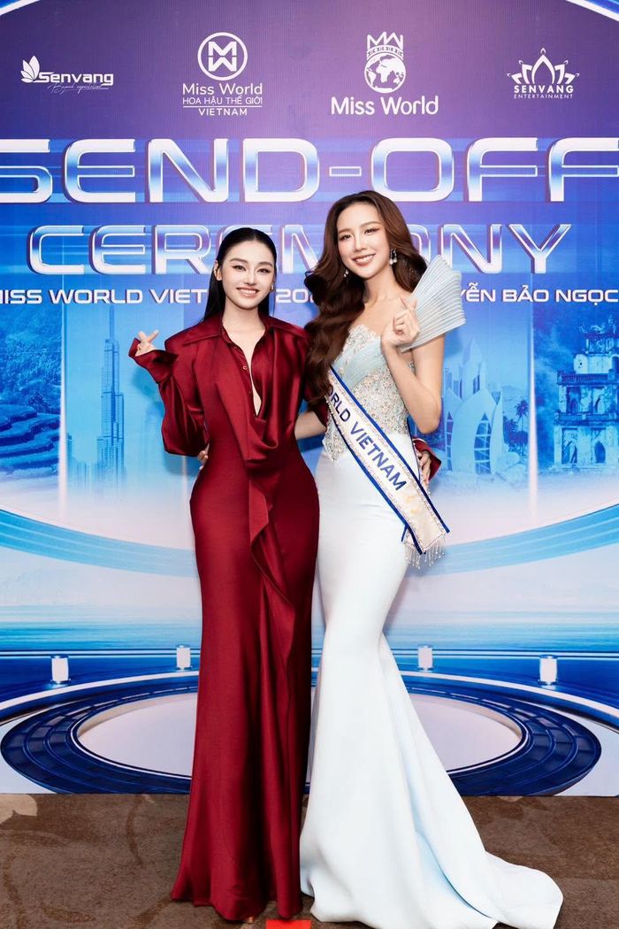 Trước thềm chung kết Miss World 2026, Hoa hậu Yến Nhi đã có "tâm thư" cổ vũ Lê Nguyễn Bảo Ngọc. "Em luôn ngưỡng mộ cách chị chiến đấu hết mình, luôn mang theo niềm tự hào Việt Nam trong từng khoảnh khắc. Em tin rằng mọi nỗ lực của chị sẽ được đền đáp bằng một kết quả thật xứng đáng với chị", Yến Nhi viết trên trang cá nhân.