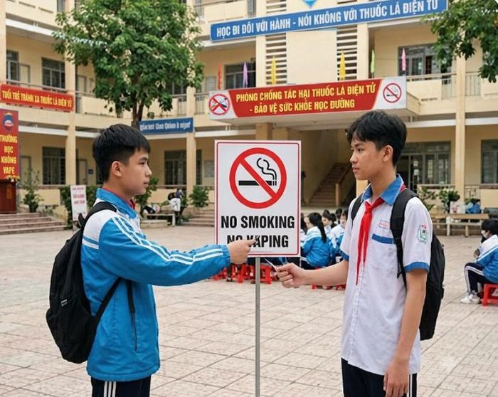 Các trường học cần tăng cường tuyên truyền tác hại của thuốc lá điện tử đến học sinh trong các tiết học chính khóa, hoạt động trải nghiệm, giáo dục kỹ năng sống. Ảnh minh họa