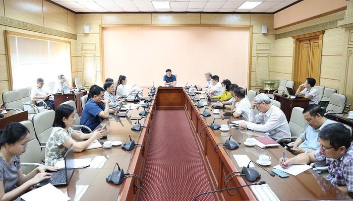 Quang cảnh cuộc họp. Ảnh: Trần Minh.
