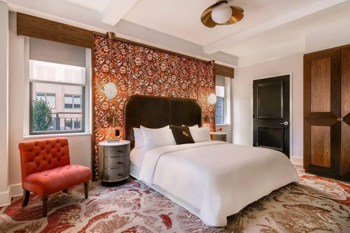 Khách sạn The Benjamin ở khu Midtown Manhattan nỗ lực mang đến cho du khách một kỳ nghỉ yên tĩnh ngay giữa những âm thanh hỗn tạp của thành phố New York. Ảnh: Charlie Bennet/The Benjamin Royal Sonesta.