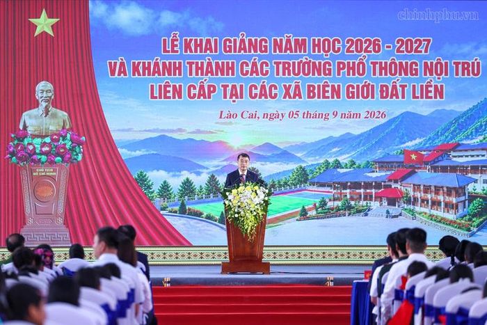 Thủ tướng tin tưởng: Năm học 2026 –2027 sẽ là một năm học đột phá về chất lượng, mở ra giai đoạn phát triển mới của giáo dục Việt Nam - Ảnh: chinhphu.vn/Nhật Bắc