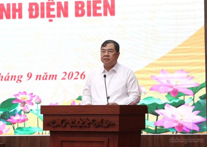 Phó Thủ tướng Thường trực Chính phủ Phạm Gia Túc phát biểu tại buổi làm việc - Ảnh: chinhphu.vn/Nguyễn Hoàng