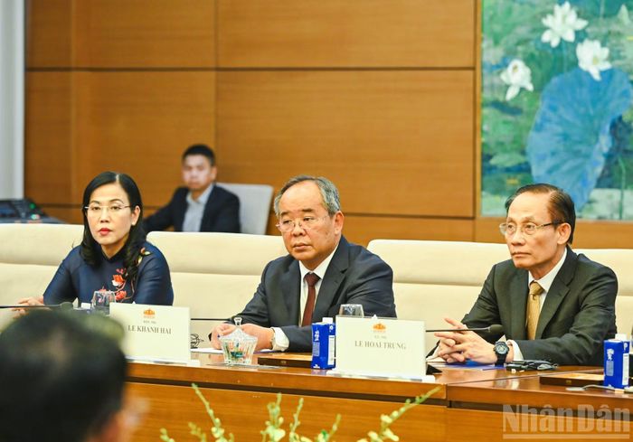 Các đại biểu Việt Nam dự hội kiến. (Ảnh: DUY LINH)