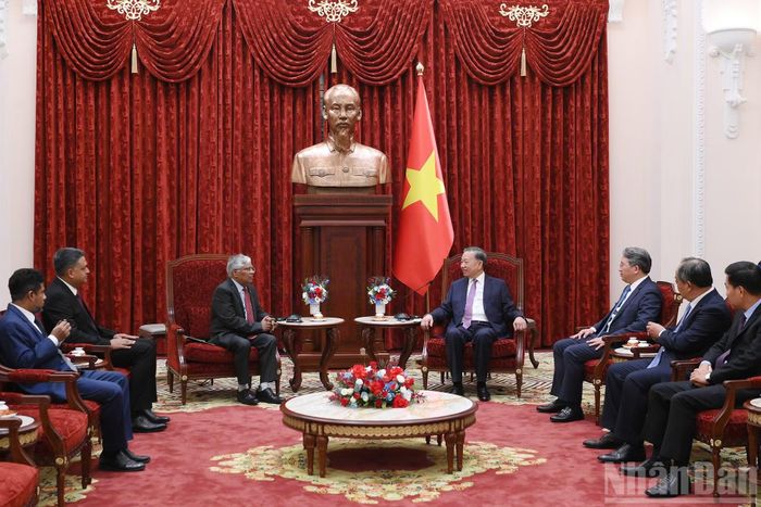 Quang cảnh cuộc tiếp.