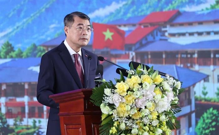 Thủ tướng Lê Minh Hưng phát biểu tại buổi lễ. Ảnh: chinhphu.vn