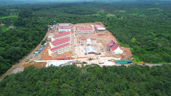 Trường Phổ thông nội trú Tiểu học - THCS xã Ia Púch, tỉnh Gia Lai. Ảnh: HỮU PHÚC