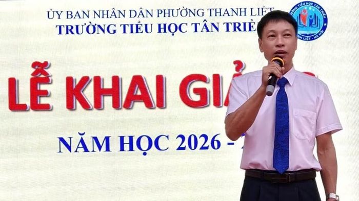 Thầy Cung Quốc Trưởng, Hiệu trưởng Trường Tiểu học Tân Triều, chia sẻ về những kỳ vọng trong năm học mới.