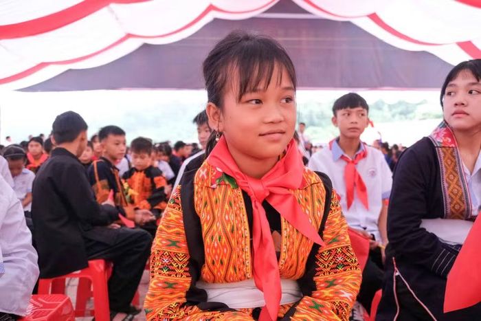 Học sinh Trường Phổ thông nội trú Tiểu học và THCS Mẫu Sơn, Lạng Sơn.