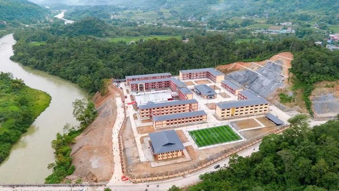 Trường Phổ thông nội trú liên cấp TH & THCS Thanh Thủy, xã Thanh Thủy, Tuyên Quang.